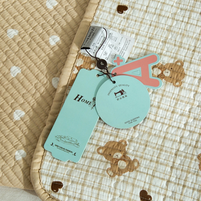 91家纺网 家纺一手货源 找家纺 （总）橙子家居 2024新款高温水洗双面全棉纯棉斜纹13372印花款单品床盖（风格二）