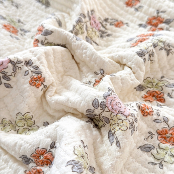 91家纺网 家纺一手货源 找家纺 （总）橙子家居 2024新款A类木棉印花夹层新疆棉花四季款床盖三件套