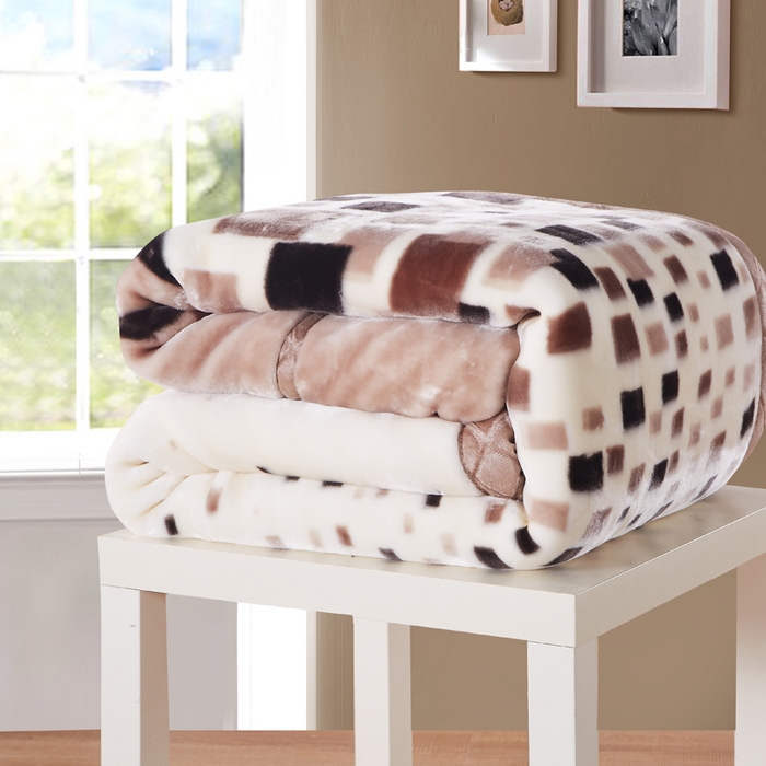 91家纺网 家纺一手货源 找家纺 好艺佳毛毯 2025新款（升级版）拉舍尔毛毯学生毯宿舍婚庆加厚双层毯子绒毯盖毯不掉毛毛毯 升级版-苏格兰格调