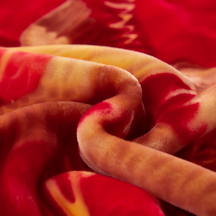 91家纺网 家纺一手货源 找家纺 好艺佳毛毯 2025新款（升级版）拉舍尔毛毯学生毯宿舍婚庆加厚双层毯子绒毯盖毯不掉毛毛毯 升级版-龙飞凤舞