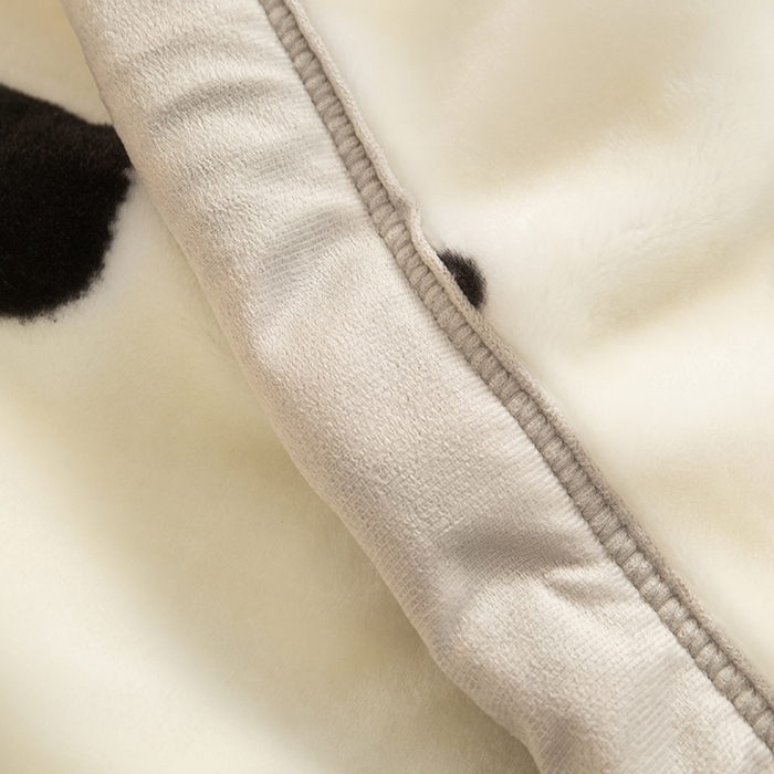 91家纺网 家纺一手货源 找家纺 好艺佳毛毯 2025新款（升级版）拉舍尔毛毯学生毯宿舍婚庆加厚双层毯子绒毯盖毯不掉毛毛毯 升级版-小萌牛