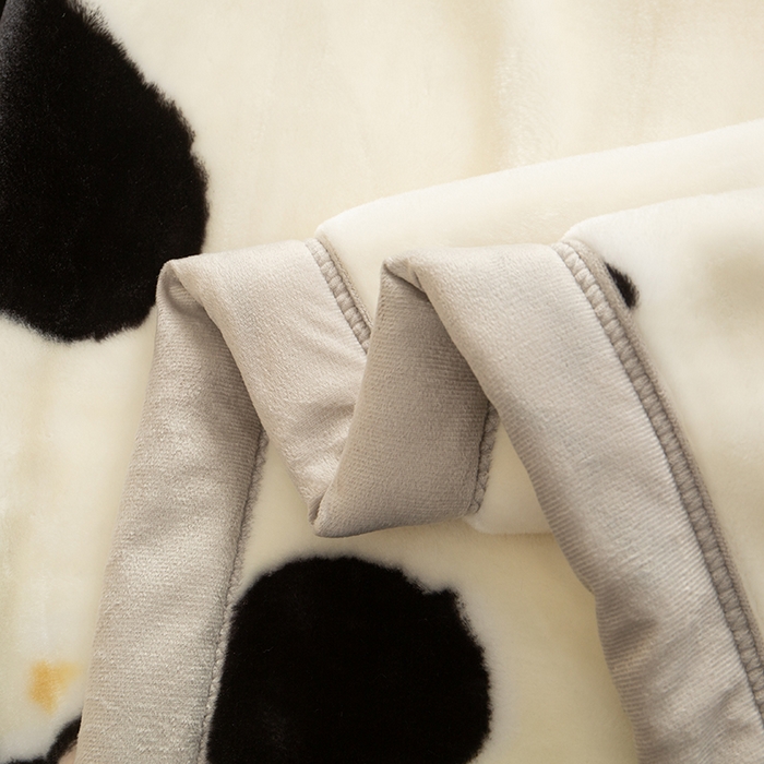 91家纺网 家纺一手货源 找家纺 好艺佳毛毯 2025新款（升级版）拉舍尔毛毯学生毯宿舍婚庆加厚双层毯子绒毯盖毯不掉毛毛毯 升级版-小萌牛