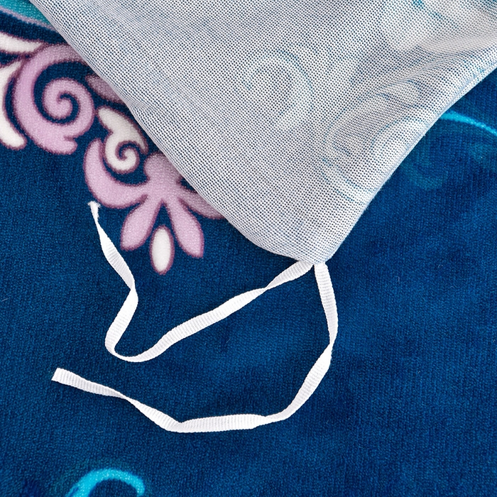 91家纺网 家纺一手货源 找家纺 缘莉娜家纺2025新款花色高克重加厚牛奶绒金貂绒被套单件如花似锦