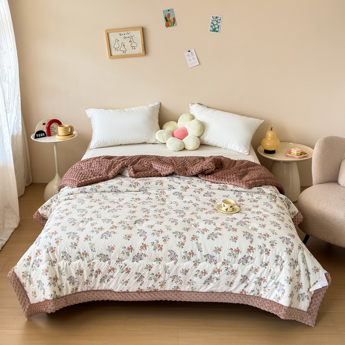 91家纺网 家纺一手货源 找家纺 （总）橙子家居 2024新款【跑量款】A类母婴安抚豆豆被 被子被芯