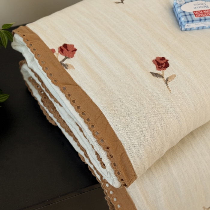 91家纺网 家纺一手货源 找家纺 （总）橙子家居 2025新款韩国泡芙被纯棉五层纱布夏被夏凉被空调被