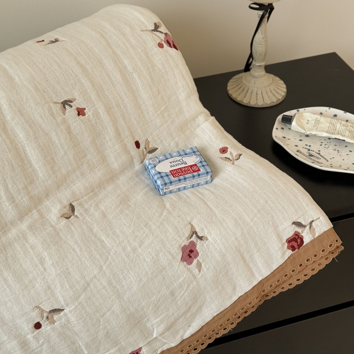 91家纺网 家纺一手货源 找家纺 （总）橙子家居 2025新款韩国泡芙被纯棉五层纱布夏被夏凉被空调被