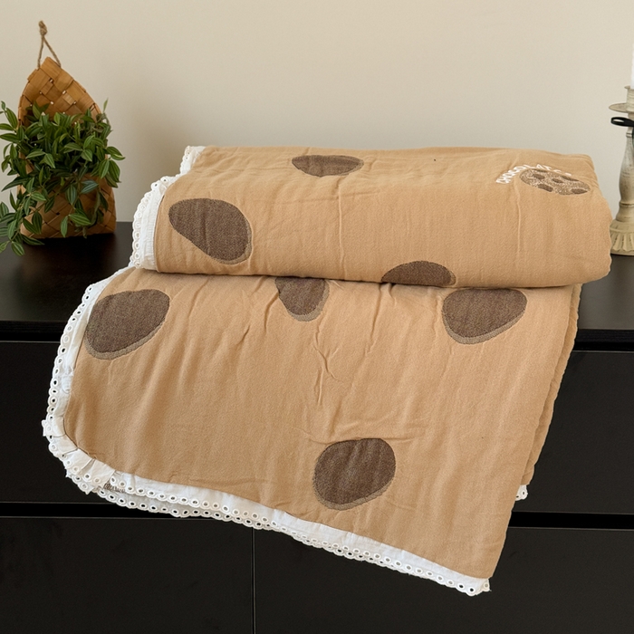 91家纺网 家纺一手货源 找家纺 （总）橙子家居 2025新款韩国泡芙被纯棉五层纱布夏被夏凉被空调被