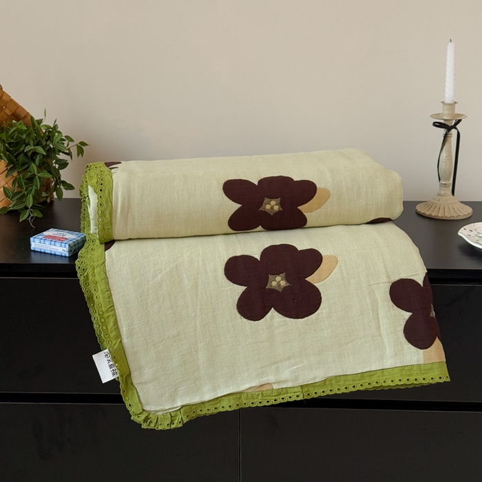 91家纺网 家纺一手货源 找家纺 （总）橙子家居 2025新款韩国泡芙被纯棉五层纱布夏被夏凉被空调被