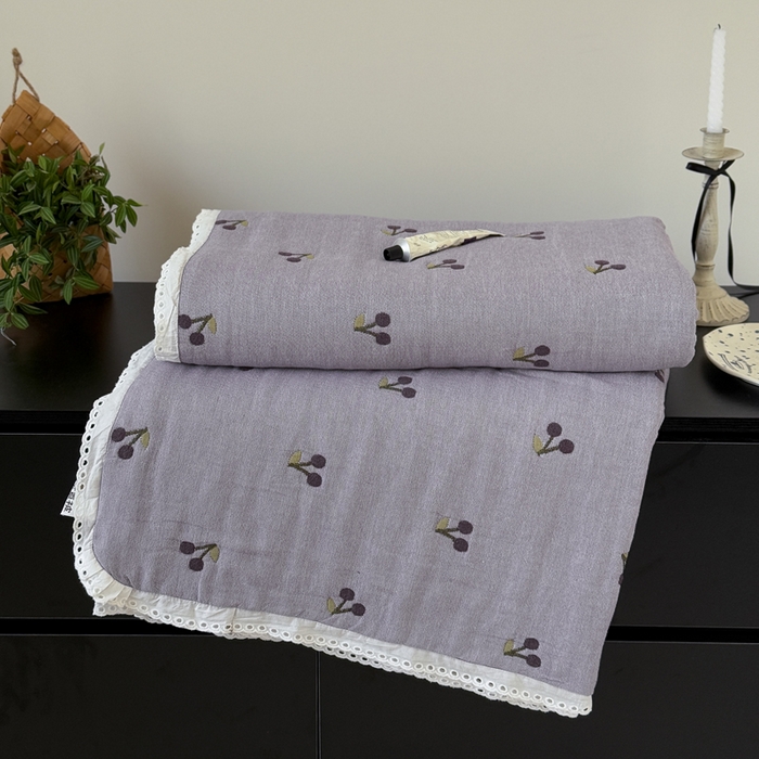 91家纺网 家纺一手货源 找家纺 （总）橙子家居 2025新款韩国泡芙被纯棉五层纱布夏被夏凉被空调被