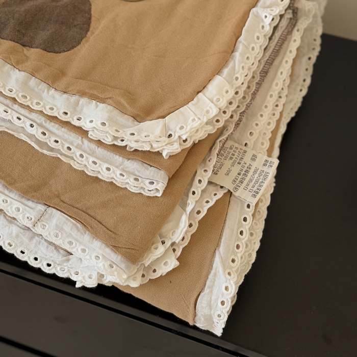 91家纺网 家纺一手货源 找家纺 橙子家居 2025新款韩国泡芙被纯棉五层纱布夏被夏凉被空调被 大眼萌