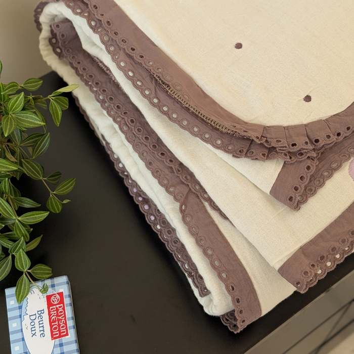 91家纺网 家纺一手货源 找家纺 橙子家居 2025新款韩国泡芙被纯棉五层纱布夏被夏凉被空调被 粉色狮子王