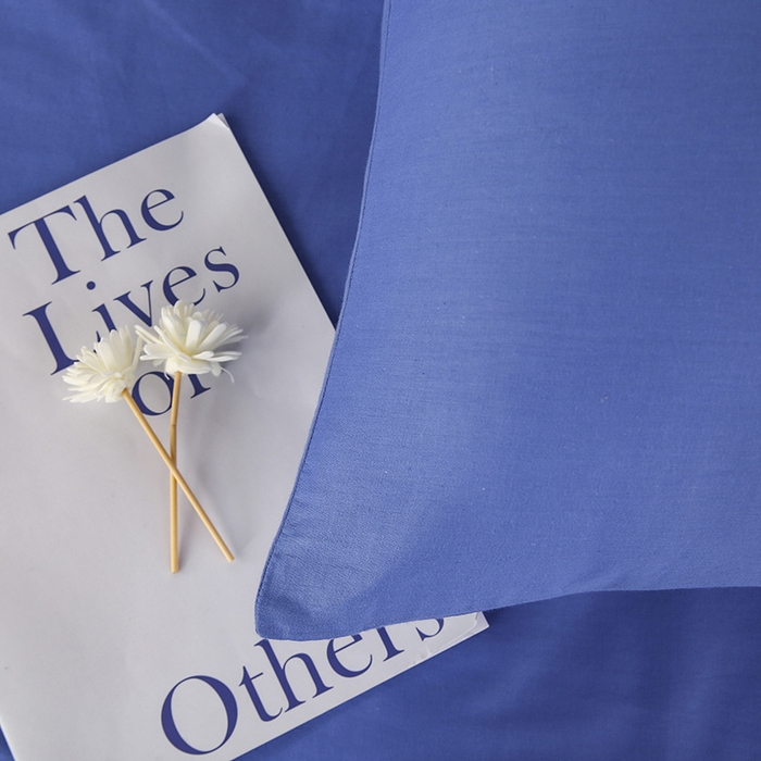 91家纺网 家纺一手货源 找家纺 橙子家居 2025新款全棉纯棉上下铺宿舍三件套多件套系列 中天蓝