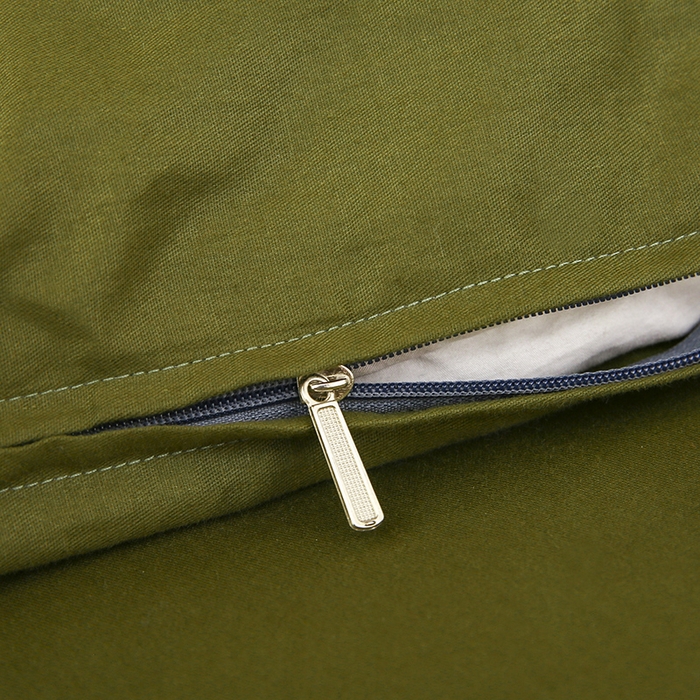 91家纺网 家纺一手货源 找家纺 橙子家居 2025新款全棉纯棉上下铺宿舍三件套多件套系列 军绿