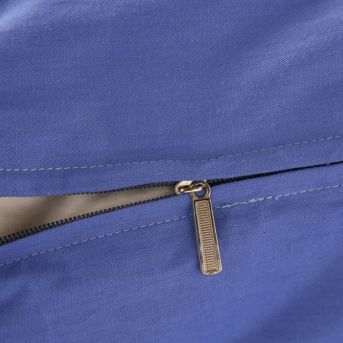 91家纺网 家纺一手货源 找家纺 橙子家居 2025新款全棉纯棉上下铺宿舍三件套多件套系列 中天蓝