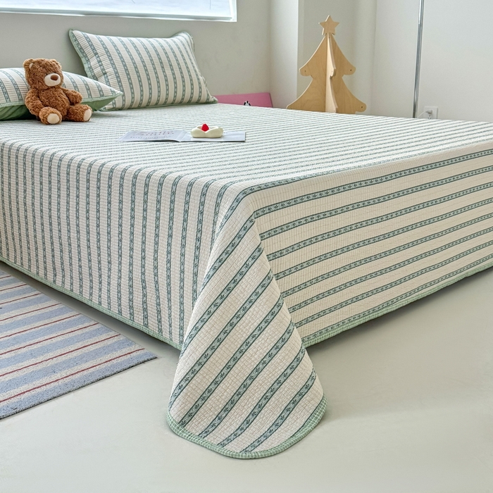 91家纺网 家纺一手货源 找家纺 橙子家居 2025新款双面全棉纯棉13372印花棉花床盖三件套-第二批 悦凡