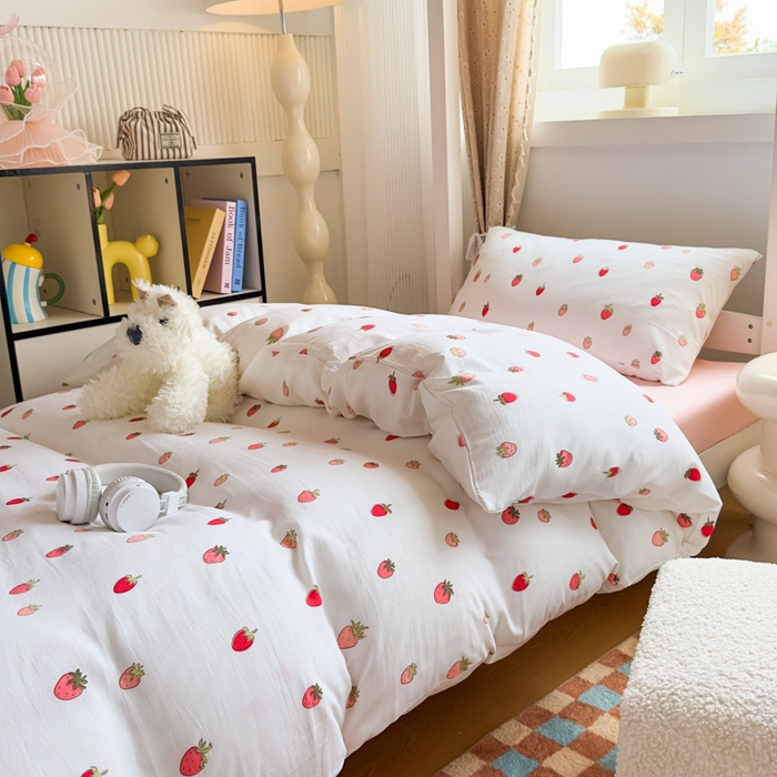 91家纺网 家纺一手货源 找家纺 （总）海岛哥哥 2025新款云朵水洗棉学生床宿舍上下铺三件套