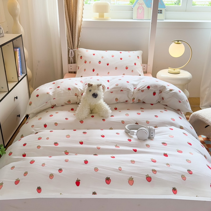 91家纺网 家纺一手货源 找家纺 （总）海岛哥哥 2025新款云朵水洗棉学生床宿舍上下铺三件套