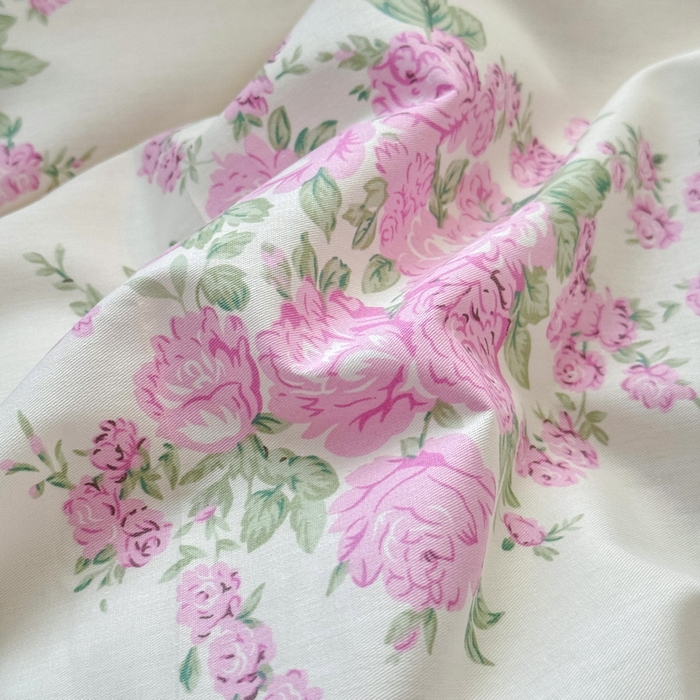 91家纺网 家纺一手货源 找家纺 橙子家居 2025新款双面全棉纯棉13372印花棉花床盖四件套-第二批 苏亚粉