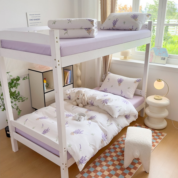 91家纺网 家纺一手货源 找家纺 （总）海岛哥哥 2025新款云朵水洗棉学生床宿舍上下铺三件套