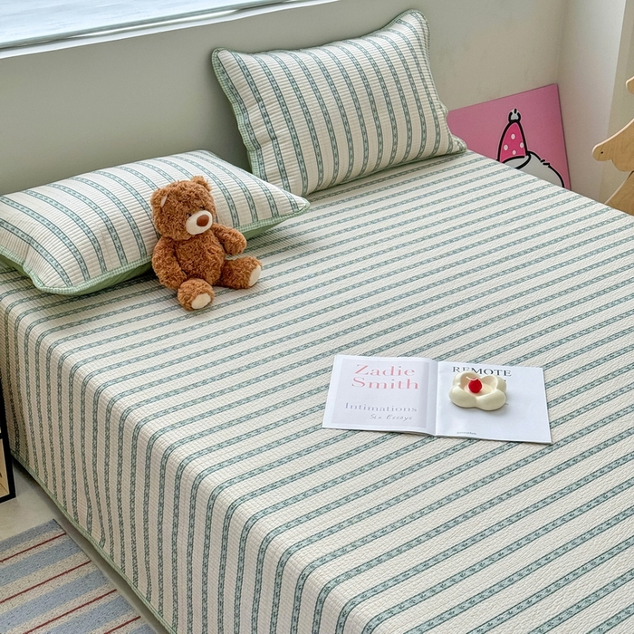 91家纺网 家纺一手货源 找家纺 橙子家居 2025新款双面全棉纯棉13372印花棉花床盖四件套-第二批 悦凡