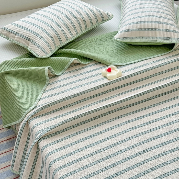 91家纺网 家纺一手货源 找家纺 橙子家居 2025新款双面全棉纯棉13372印花棉花床盖四件套-第二批 悦凡