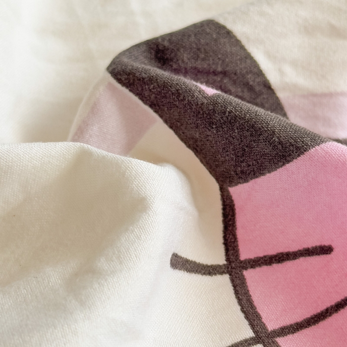 91家纺网 家纺一手货源 找家纺 港岛妹妹 2025新款云朵水洗工艺学生床宿舍上下铺三件套 线条喵