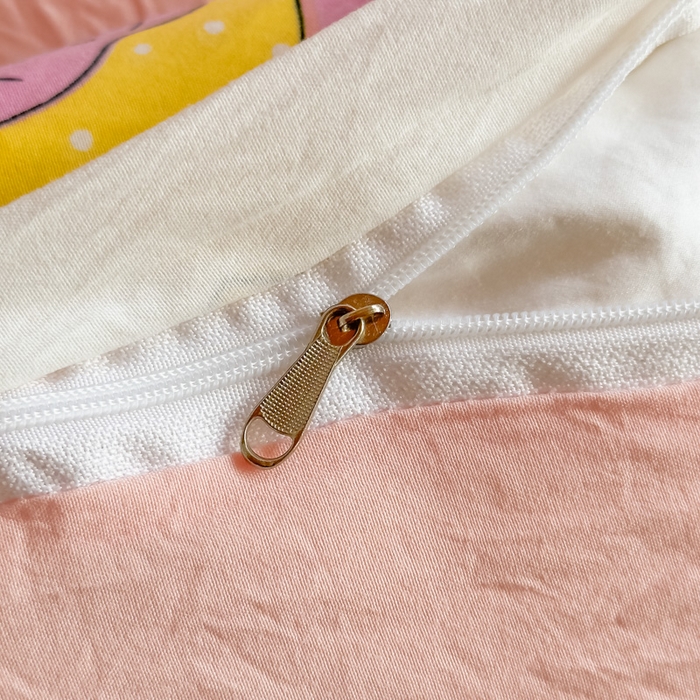 91家纺网 家纺一手货源 找家纺 港岛妹妹 2025新款云朵水洗工艺学生床宿舍上下铺三件套 音乐会