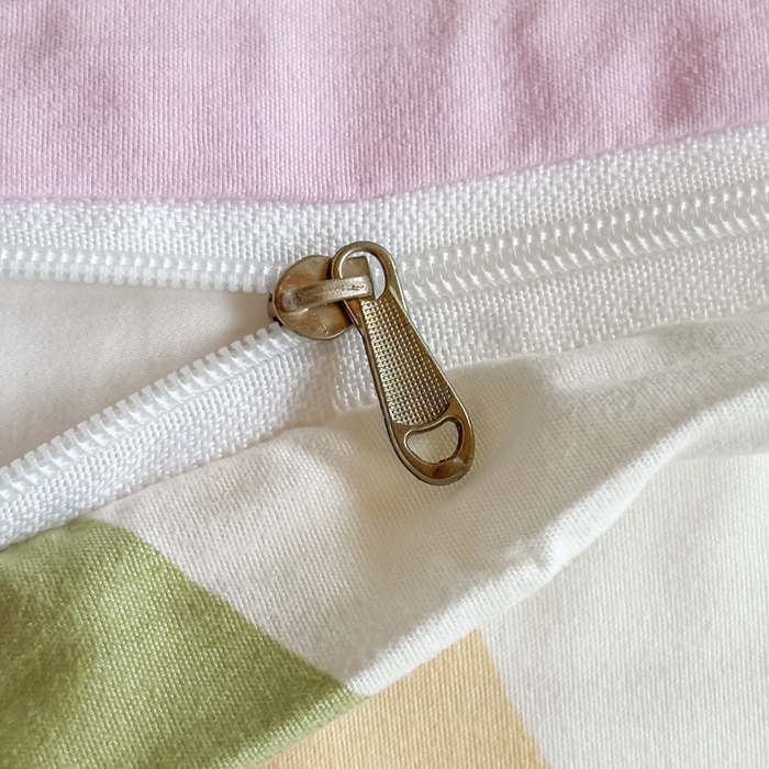 91家纺网 家纺一手货源 找家纺 港岛妹妹 2025新款云朵水洗工艺学生床宿舍上下铺三件套 郁金香紫