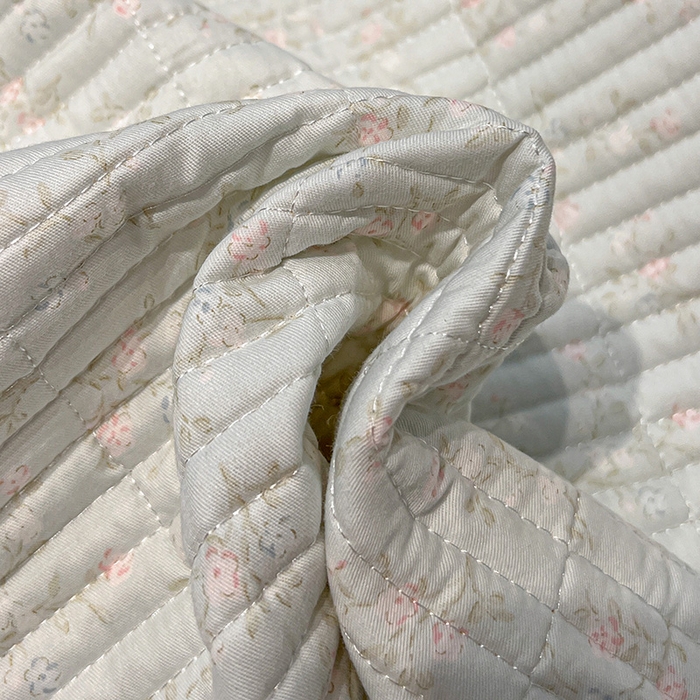 91家纺网 家纺一手货源 找家纺 橙子家居 2025年新款小清新全棉高温砂洗棉花床盖四件套跑量款床盖单面纯棉 玲娜