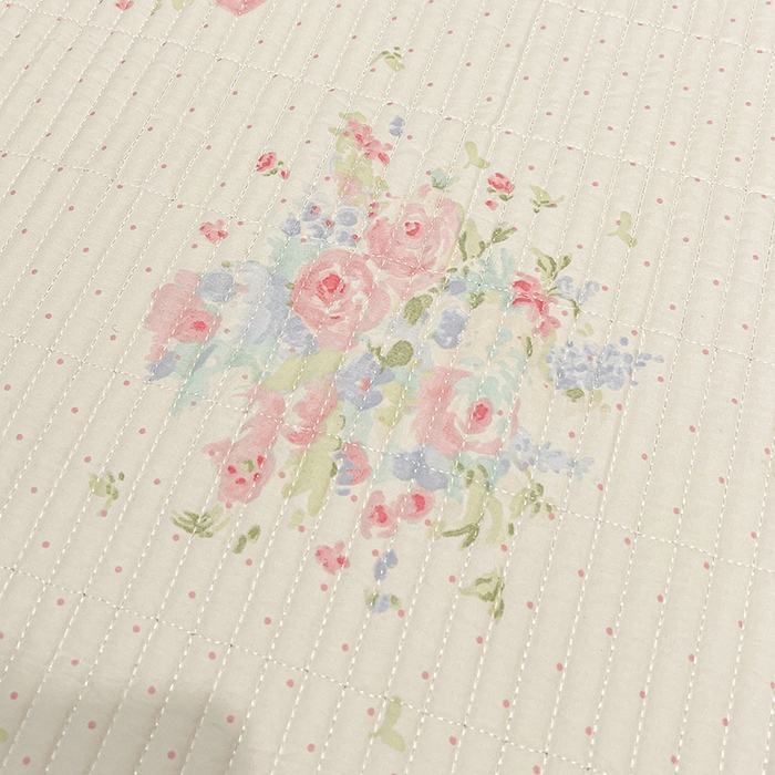 91家纺网 家纺一手货源 找家纺 橙子家居 2025年新款小清新全棉高温砂洗棉花床盖四件套跑量款床盖单面纯棉 甜甜夏日