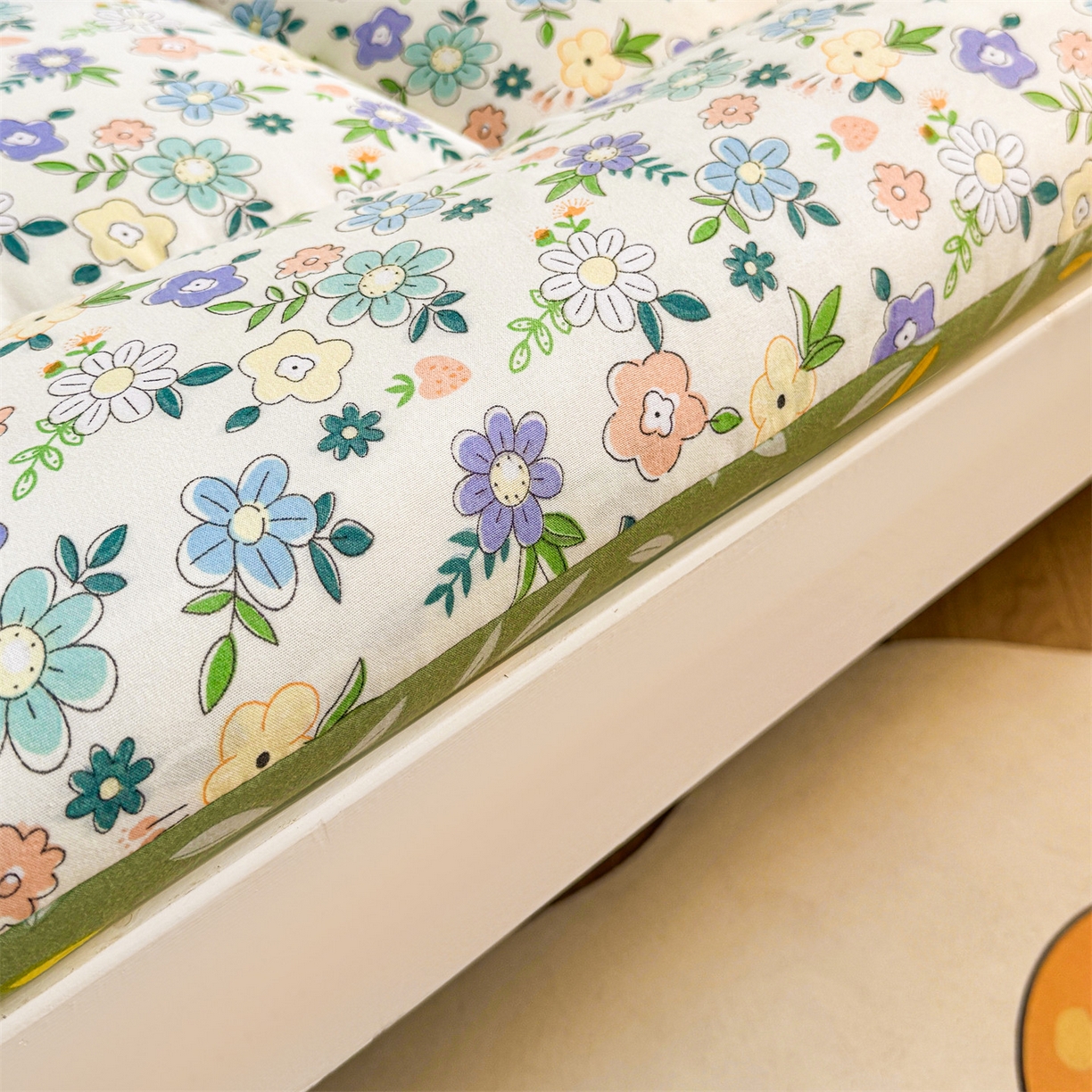 91家纺网 家纺一手货源 找家纺 （总）梵蒂莎 2025新款新疆棉花四季款秋冬两用床垫子褥子学生宿舍印花学生款棉花床褥垫（场景2）（含买家秀）