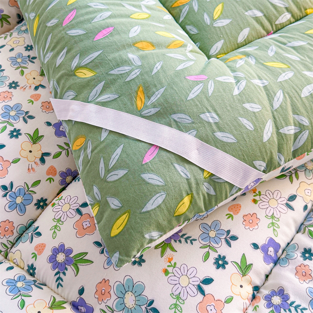 91家纺网 家纺一手货源 找家纺 （总）梵蒂莎 2025新款新疆棉花四季款秋冬两用床垫子褥子学生宿舍印花学生款棉花床褥垫（场景2）（含买家秀）