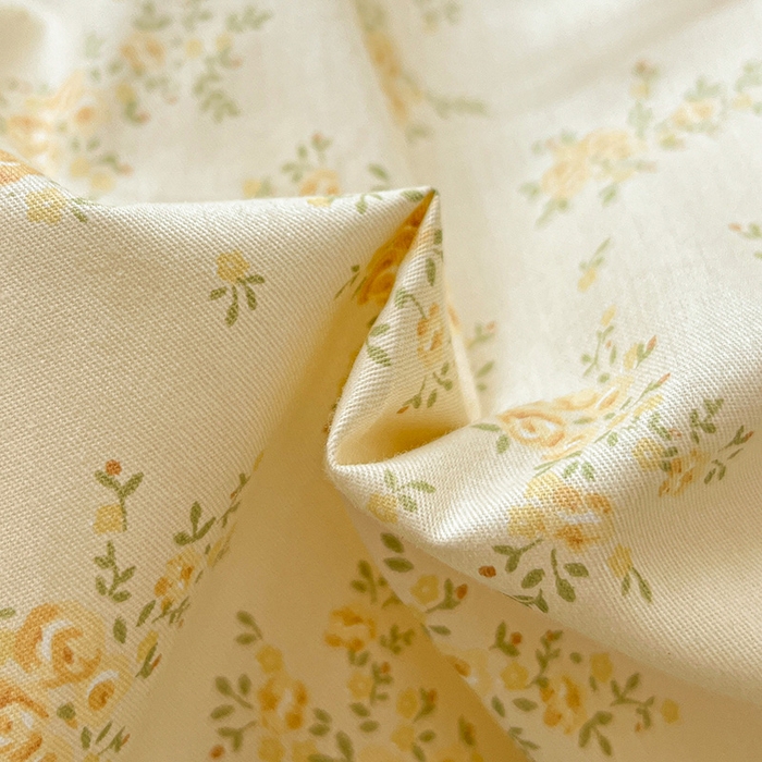 91家纺网 家纺一手货源 找家纺 橙子家居 2025新款小清新全棉纯棉花边款床单四件套 琥珀流光