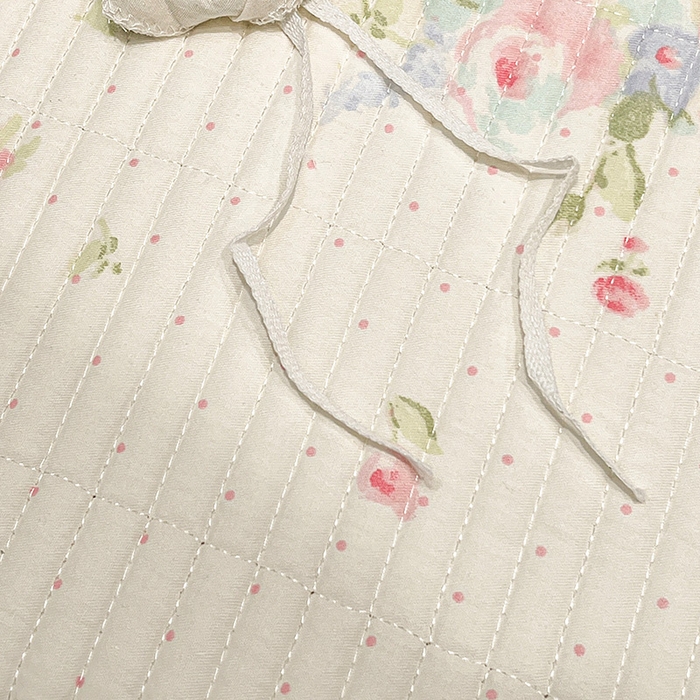 91家纺网 家纺一手货源 找家纺 橙子家居 2025新款小清新全棉纯棉花边款床单四件套 甜甜夏日