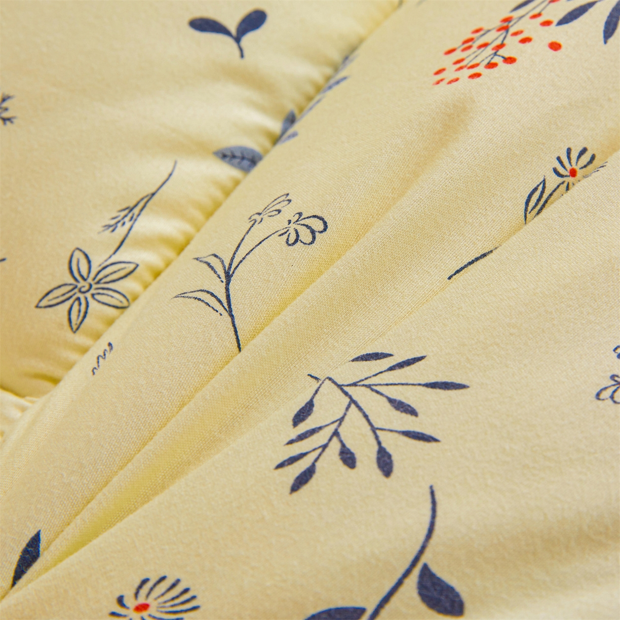 91家纺网 家纺一手货源 找家纺 梵蒂莎 2025新款新疆棉花四季款秋冬两用床垫子褥子宿舍印花学生款棉花床褥垫（场景1）（含买家秀） 春日来信-床垫