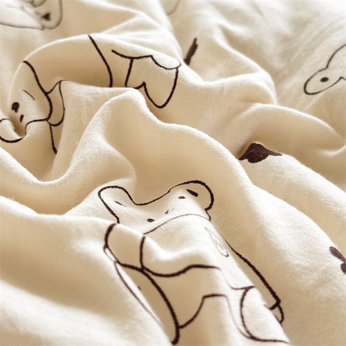 91家纺网 家纺一手货源 找家纺 梵蒂莎 2025新款新疆棉花四季款秋冬两用床垫子褥子学生宿舍印花学生款棉花床褥垫（场景2）（含买家秀） 比利小熊-床垫