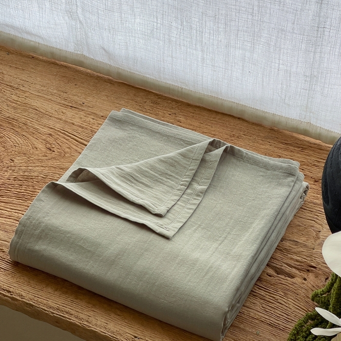 91家纺网 家纺一手货源 找家纺 （总）三味舒屋 2025新款全棉纯棉双层纱单品系列-单床单