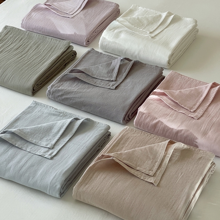 三味舒屋 2025新款全棉纯棉双层纱单品系列-单床单 组合图仅供参考