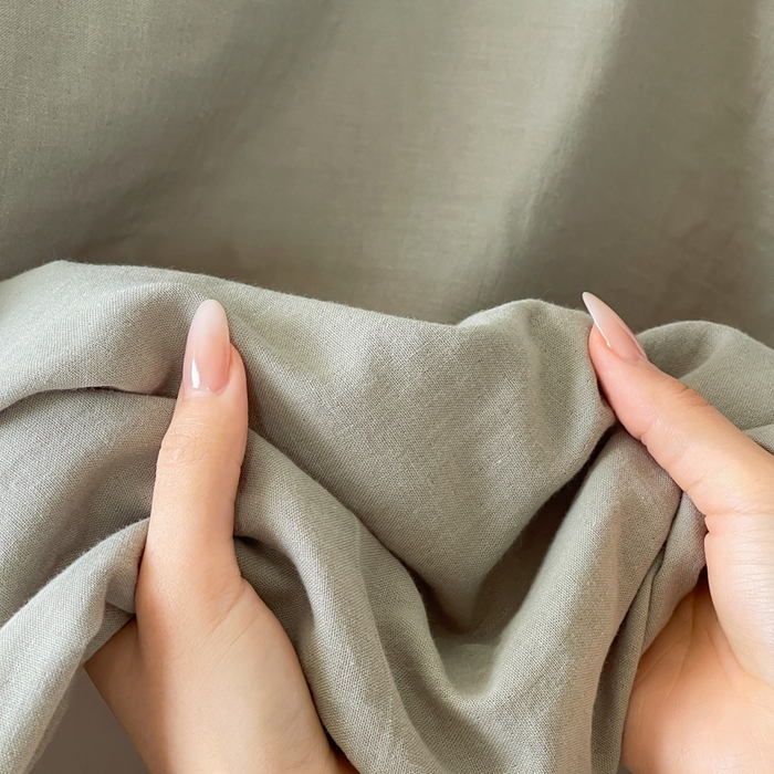91家纺网 家纺一手货源 找家纺 三味舒屋 2025新款全棉纯棉双层纱单品系列-单床单 烟波绿