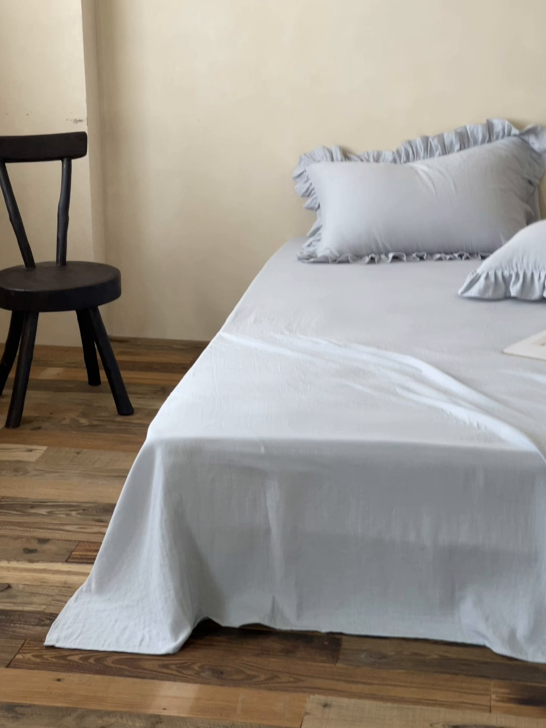 91家纺网 家纺一手货源 找家纺 三味舒屋 2025新款全棉纯棉双层纱单品系列-单床单 海岛迷雾