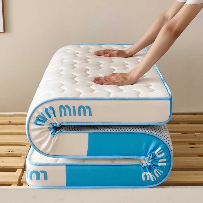 91家纺网 家纺一手货源 找家纺 （总）奇丝雅 2025新款宝石双拼高密记忆棉立体乳胶床垫