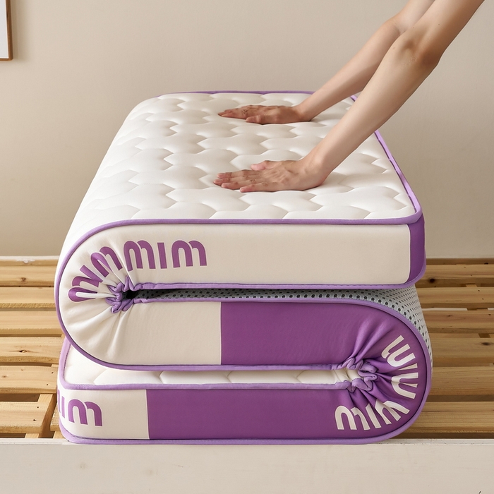 91家纺网 家纺一手货源 找家纺 （总）奇丝雅 2025新款宝石双拼高密记忆棉立体乳胶床垫