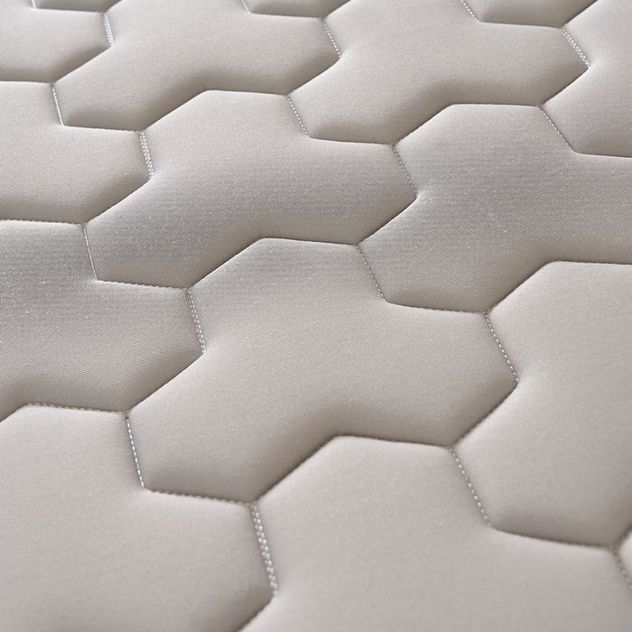 91家纺网 家纺一手货源 找家纺 奇丝雅 2025新款宝石双拼高密记忆棉立体乳胶床垫 宝石灰（9公分）