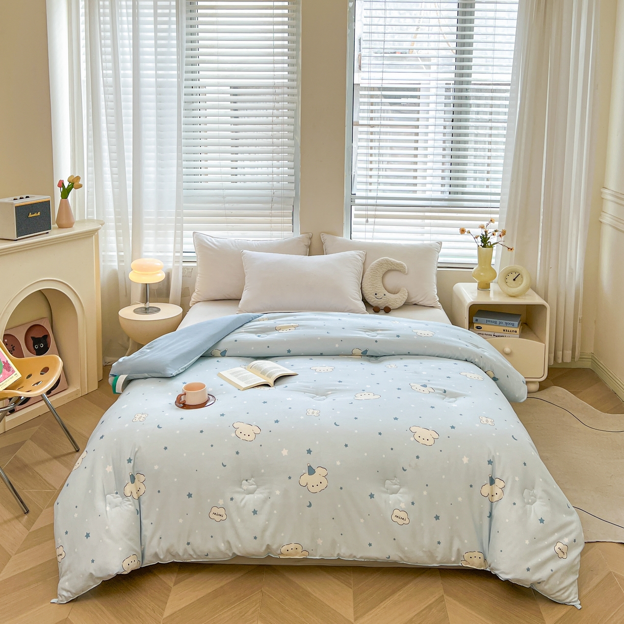 91家纺网 家纺一手货源 找家纺 梵蒂莎 2025秋冬新品云朵棉新疆棉花被冬被棉被被芯被子春秋被心愿小狗秋冬被系列