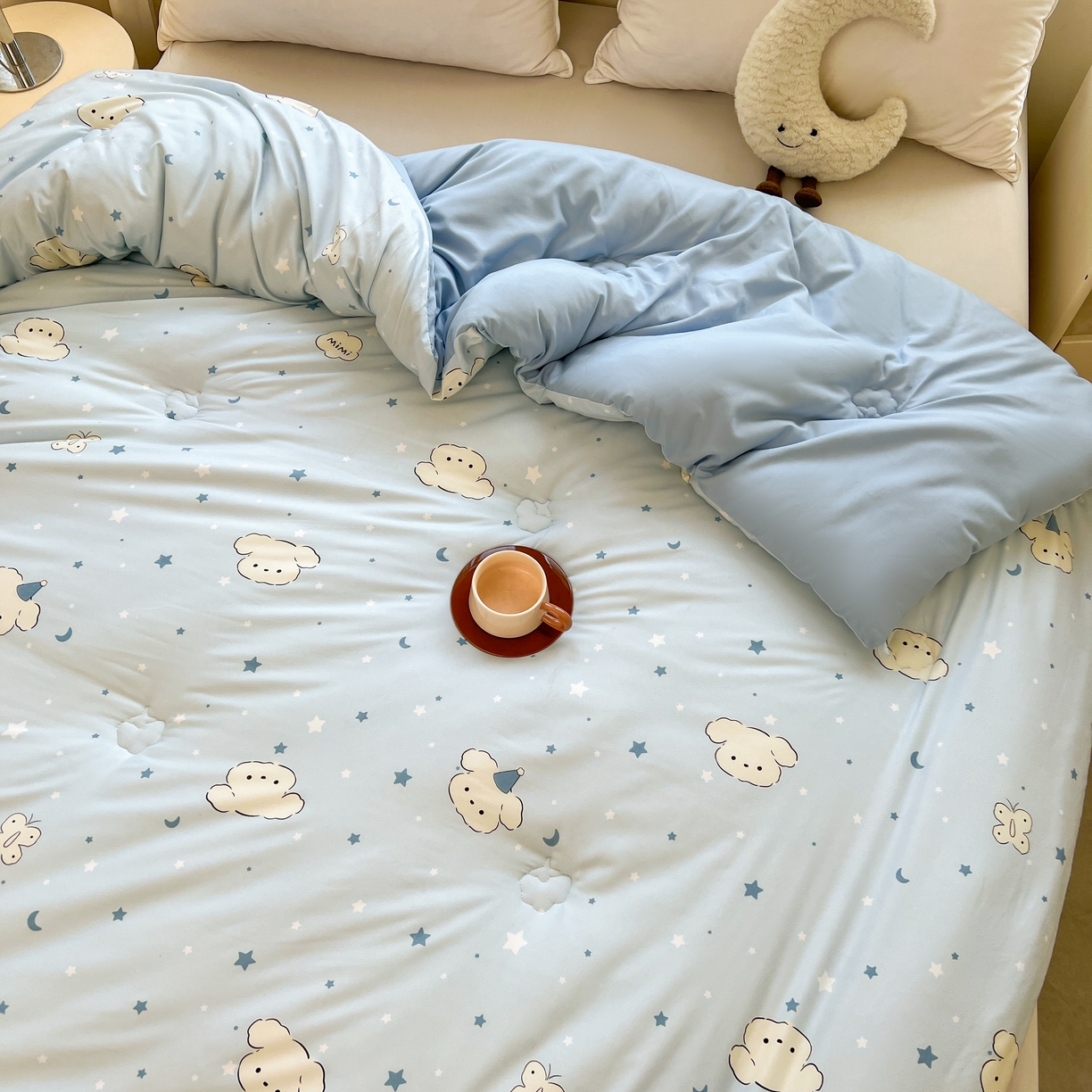 91家纺网 家纺一手货源 找家纺 梵蒂莎 2025秋冬新品云朵棉新疆棉花被冬被棉被被芯被子春秋被心愿小狗秋冬被系列