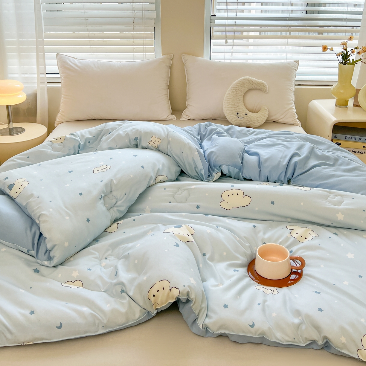 91家纺网 家纺一手货源 找家纺 梵蒂莎 2025秋冬新品云朵棉新疆棉花被冬被棉被被芯被子春秋被心愿小狗秋冬被系列