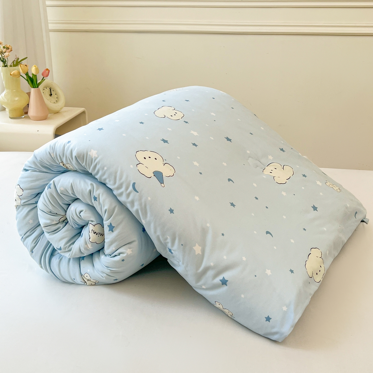 91家纺网 家纺一手货源 找家纺 梵蒂莎 2025秋冬新品云朵棉新疆棉花被冬被棉被被芯被子春秋被心愿小狗秋冬被系列