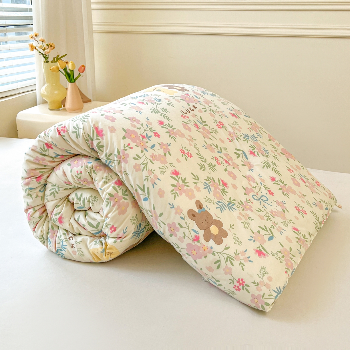 91家纺网 家纺一手货源 找家纺 梵蒂莎 2025秋冬新品云朵棉新疆棉花被冬被棉被被芯被子春秋被许愿熊秋冬被系列