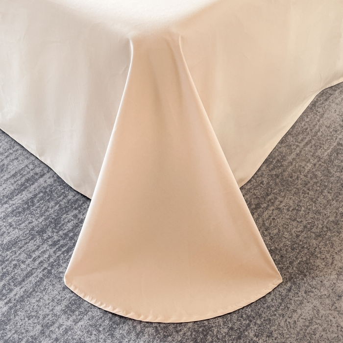 91家纺网 家纺一手货源 找家纺 桃园 2025新款A类长绒棉纯棉不掉毛磨毛高端礼盒四件套-半亩花田 半亩花田-香槟