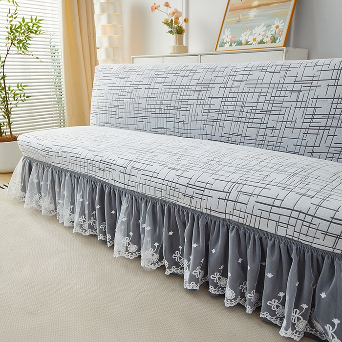 91家纺网 家纺一手货源 找家纺 （总）丝绮鹿 2025新款裙边沙发床套